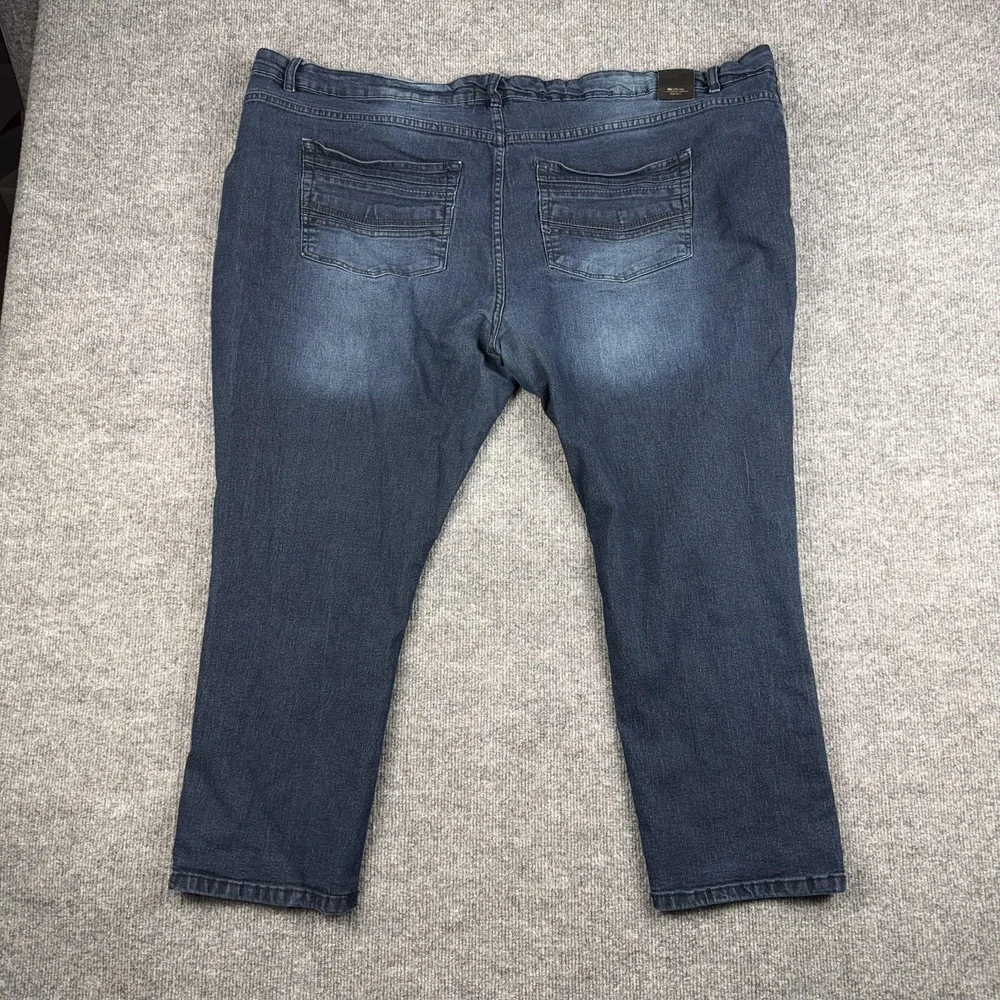 Six Lincoln Jeans Mens 48 Blue Slim Fit Stretch‎ Denim Straight Leg Big & Tall